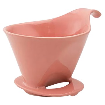 ZERO JAPAN 典藏陶瓷咖啡漏斗  大(152 x 117 x 103mm) 珊瑚粉 307g  1個  4杯