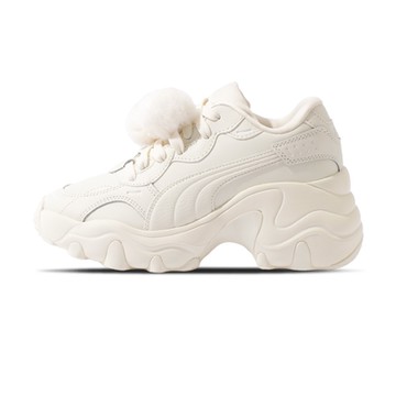 Puma Pulsar Wedge Wns Furry 女鞋 米白色 毛球 厚底 老爹鞋 復古 休閒鞋 40097701