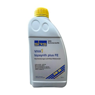 SRS VIVA1 topsynth plus FE 5W30 合成機油【299免運領券再享折扣】