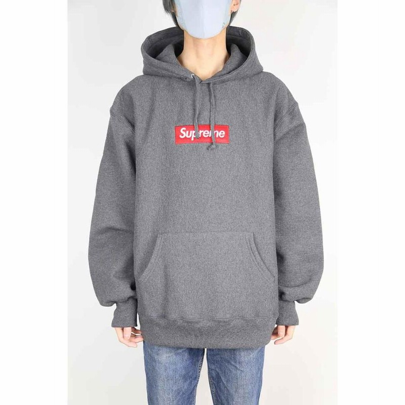 Supreme シュプリーム BOX LOGO HOODED SWEATSHIRT / グレー トップス 
