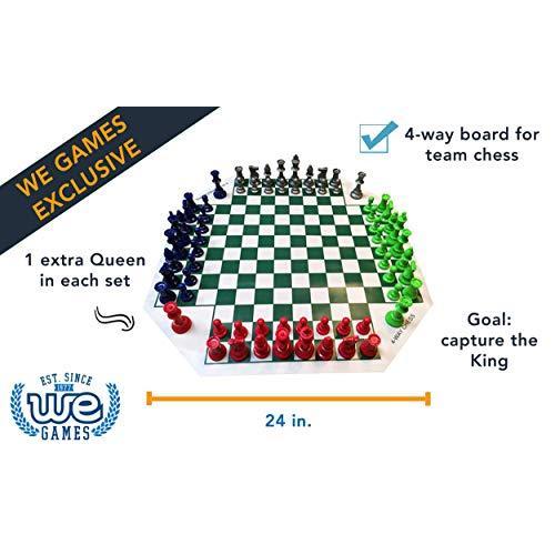 チェス チェスト |WE Games Four Player Chess Set