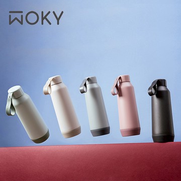 【WOKY 沃廚】TIKO輕芯鈦陶瓷保溫杯500ml(5色可選)