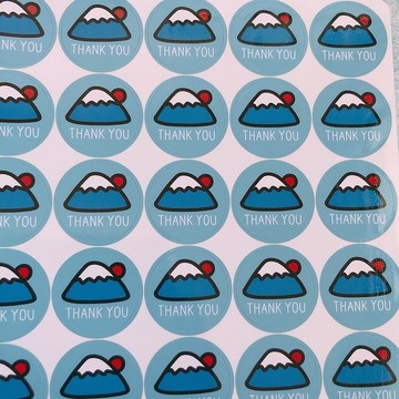 富士山 Thank you 貼紙 共30枚