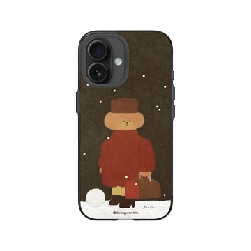 iPhone 16 Clear (相機按鈕) 酷墨灰 - Seungyoun Kim - 紅衣小狗 Pingurusky