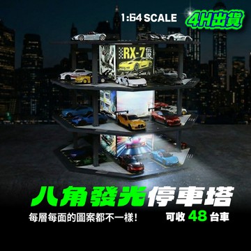MoreArt 1/64停車場 mini gt 小車停車場 POP RACE 風火輪 tomica 1:64車庫 小車車