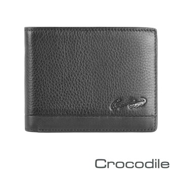 Crocodile Classic 經典系列荔紋軟皮短夾   0103-3352