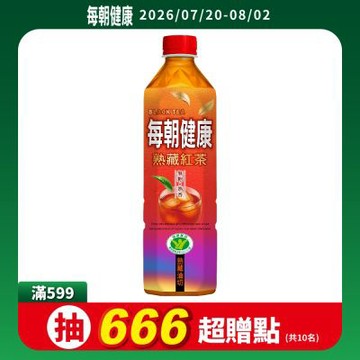 每朝健康 無糖紅茶(650mlx24入)