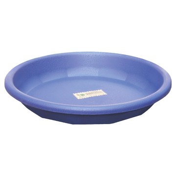 仿陶底盤  35.5 x 5.5cm  藍色  1個