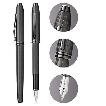 Cross Townsend Limited Edition Fountain Pen with Luxury Gift Box Matt Black Medium matt black