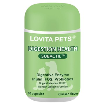 LOVITA 寵物腸胃益菌膠囊(60顆)