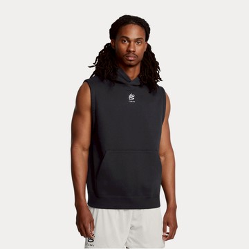 UA 男 Curry Splash 無袖帽T 熱銷商品