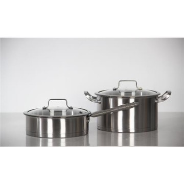 樣板間現代簡約輕奢廚房玻璃不銹鋼湯鍋炒鍋具擺件創意組合套裝