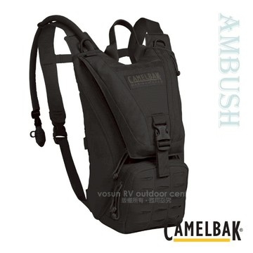 【CAMELBAK】Ambush 3L 軍規超耐磨戰術型水袋背包(附3L短水袋) CBM/1722001000 黑