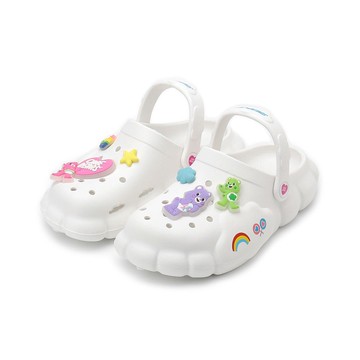 彩虹熊 雲朵洞洞鞋 白 CBKG59909 大童鞋