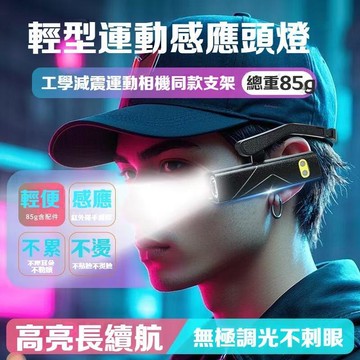 感應頭燈 ??免運 LED 頭燈 感應頭燈 強光頭燈 釣魚燈 夜釣 露營燈