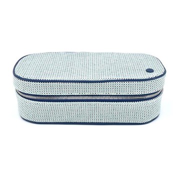 Hermes 愛馬仕 Escale 三色 H 帆布收納/筆袋(海洋)