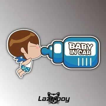 baby car 車貼 貼紙 防水貼紙 行李箱貼紙 安全帽貼紙 筆電貼紙 反光貼紙 汽車貼紙 機車貼紙