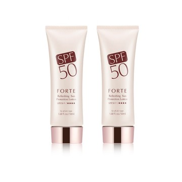 【FORTE】超輕透水感防曬凝乳50ml SPF50+/★ ★ ★ ★*2