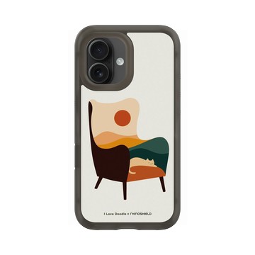iPhone 16 AirX 本質黑 - ilovedoodle (Lim Heng Swee) - Cat Landscape - Chair 貓咪椅子