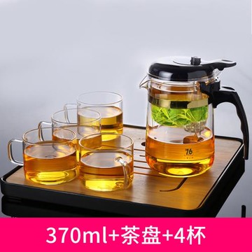 76飄逸杯泡茶壺耐熱玻璃過濾茶水分離沏茶壺茶具杯沖茶器700毫升
