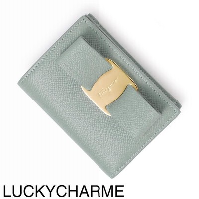 フェラガモ FERRAGAMO VARA 小銭入れ付き 二つ折り財布 ☆正規品 フェラガモ FERRAGAMO 2つ折り財布 小銭入れ付き レディース