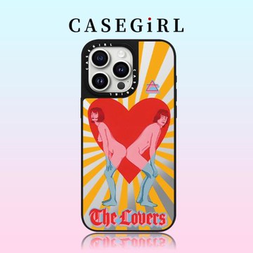 CASETi聯名網紅趣味情侶塔羅牌適用iphone15ProMax手機殼蘋果16plus新款13防摔11硬14亞克力XR女12