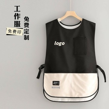 [來圖定制]防水復合馬甲外穿坎肩女家用廚房做飯耐磨餐飲專用工作服定制印字