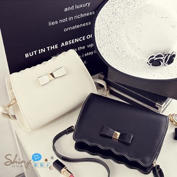 【P006】shiny藍格子-出眾搭配．新款潮女夏款時尚女包小方包斜跨單肩包