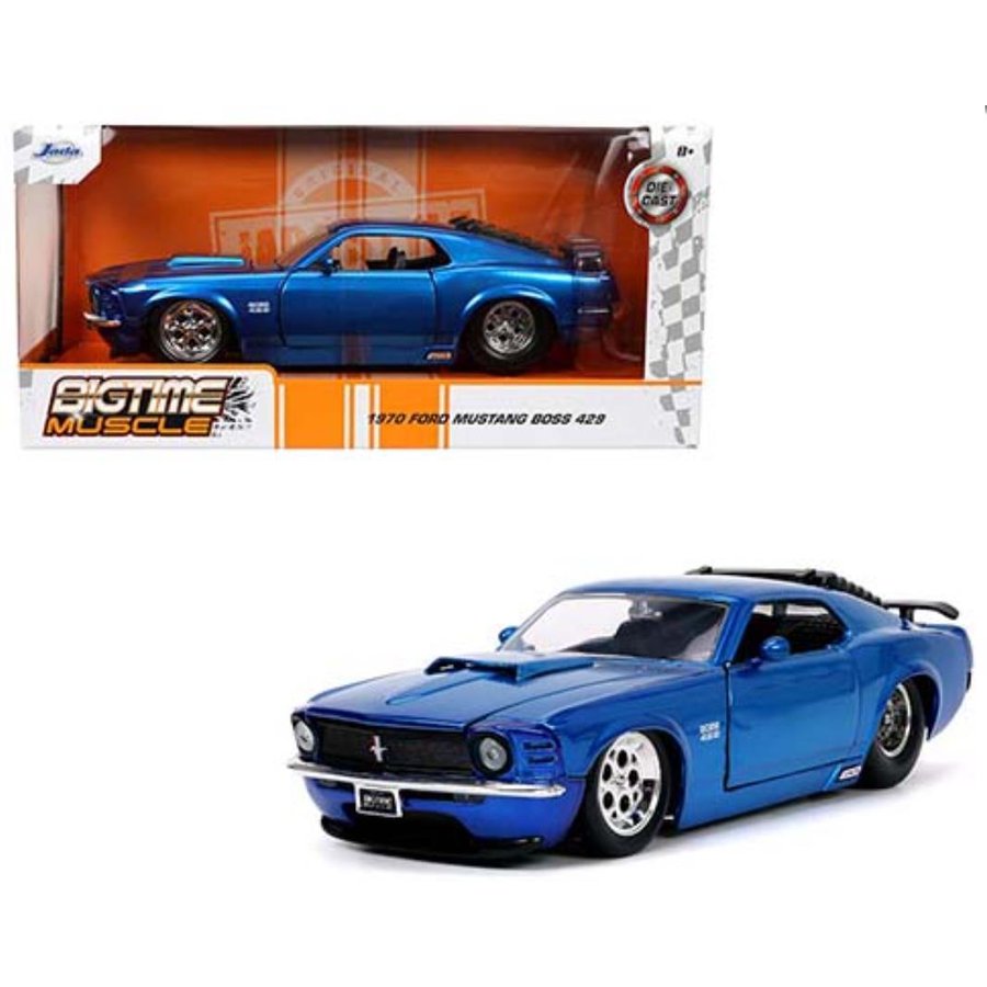 ミニカー 1/24 1970 マスタング BOSS429 青 JadaTOYS 1970 Ford