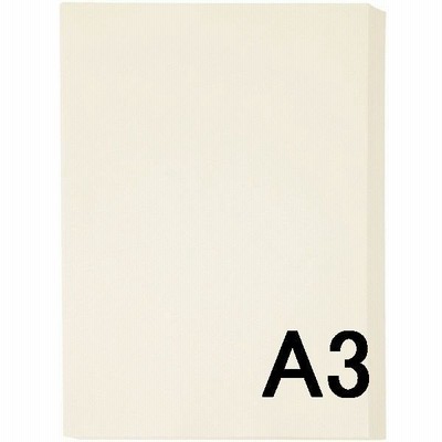 アスクルアスクル　カラーペーパー　A3　アイボリー　1冊（500枚入） オリジナル