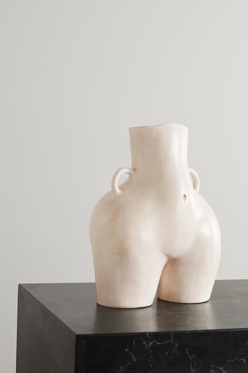 Anissa Kermiche - Love Handles Ceramic Vase - Cream - one size