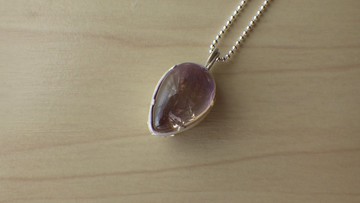 龍貓 紫黃水晶墬飾