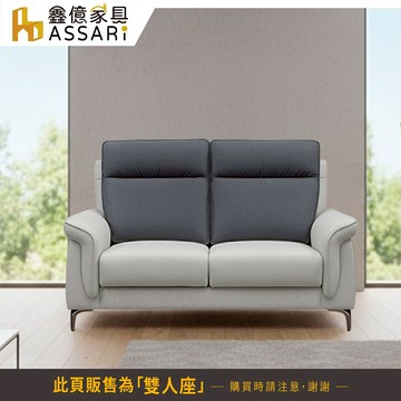 ASSARI-耐爾雙人座貓抓布/貓抓皮獨立筒沙發