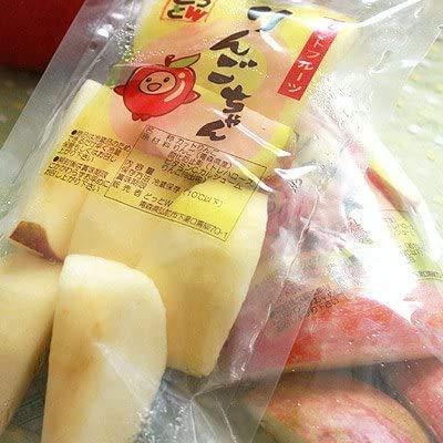 かめあし商店 青森 りんご カットフルーツ 皮付きです切れてる、そのまま食べれる青森りんご1 8カット×6袋セット