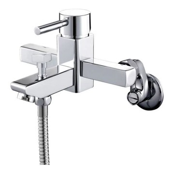 【大巨光】日本陶瓷心四方浴用壁式單槍水龍頭(SD-06)