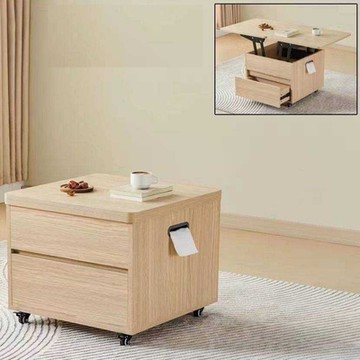 AS DESIGN 雅司家具-左近寺升降茶几-收60*60*50cm-展開120*60*68cm-2色可選