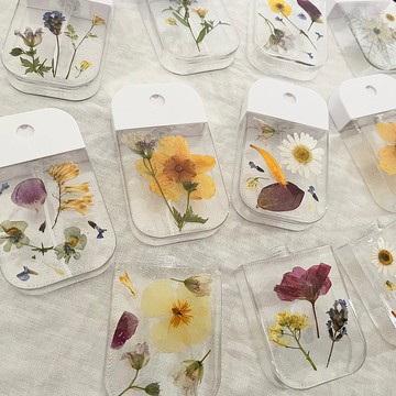 押花吊掛卡片式噴霧酒精噴瓶聖誕節禮物伴手禮