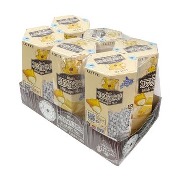 樂天小熊餅-北海道牛奶風味37g*6盒