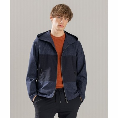 Joseph Men ジャケット アウター クールドッツストレッチ フードブルゾン ネイビー メンズ 通販 Lineポイント最大get Lineショッピング