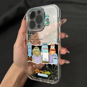 海底比奇堡手機殼iPhone17潮16plus蘋果15promax防摔14卡通13