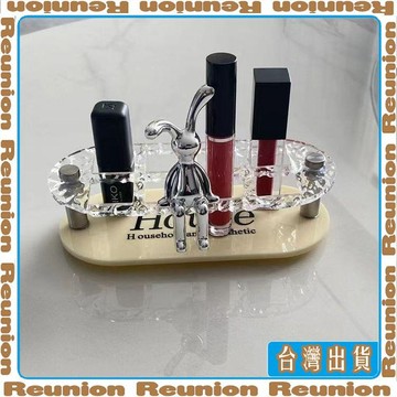 口紅收納盒多格ins風脣釉置物架網紅款奶油桌面口紅盒子整理架子 可開發票✔Reunion🏠臺灣出貨🏠