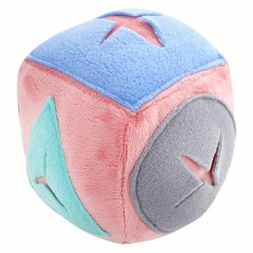 DEOPLLAE 寵物嗅聞益智方塊球 (粉色)  粉色  1個  12 x 12 x 12cm