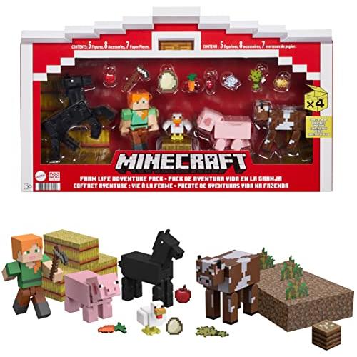 Minecraft Farm Life Adventure Pack Figures, Accessories and