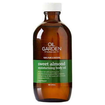 OiL GARDEN 澳悠園 100%甜杏仁SPA基底油 200ml – 澳洲原裝進口  1瓶