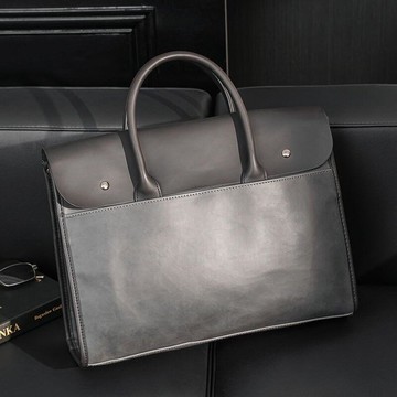 新款復古手提包公文包 韓版男包休閑 單肩包斜挎包商務男包潮