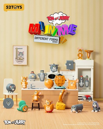 52TOYS 湯姆貓與傑利鼠 Minime系列 變形款 盲盒套組(20入)
