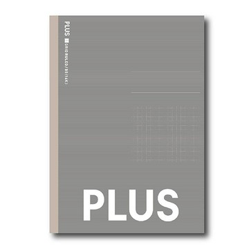 PLUS 普樂士 75-147 B5方格筆記本.灰