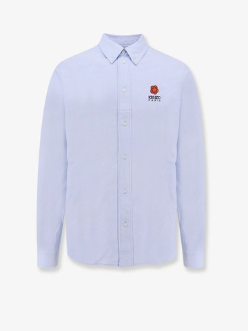 Cotton shirt with boke flower embroidery on the front - KENZO PARIS - gender_Man