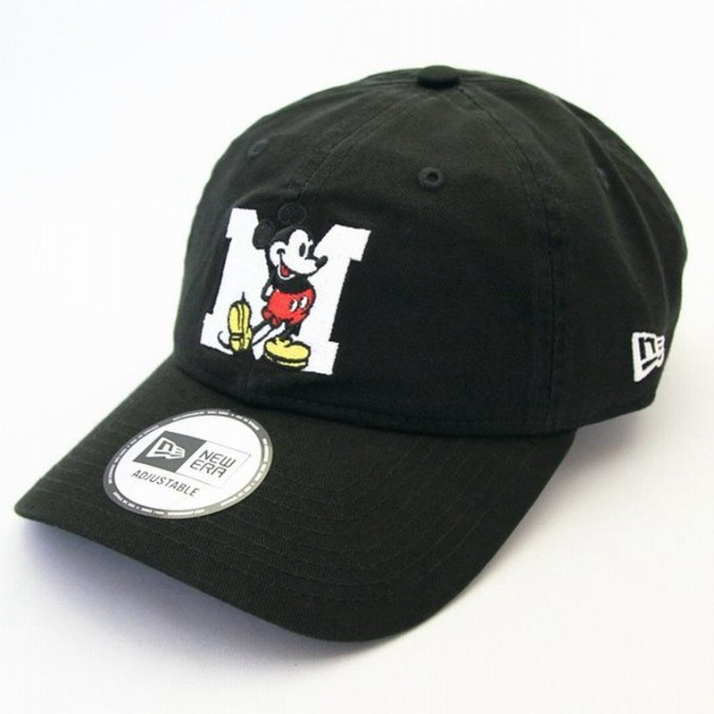 ニューエラ Newera Disney コラボ 帽子 930 9thirty クロスストラップ ミッキーマウス イニシャル ブラック 通販 Lineポイント最大0 5 Get Lineショッピング