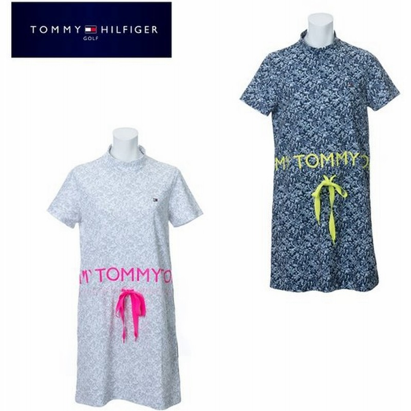 トミーヒルフィガーゴルフ Tommy Hilfiger Golf ゴルフウェア ワンピース レディース モックネック総柄 Thla037 通販 Lineポイント最大0 5 Get Lineショッピング